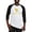 Black/White, variant on CafePress - Delta Chi Vertical Yellow Logo Baseball Jersey - Cotton Baseball Jersey, 3/4 Raglan Sleeve Shirt