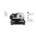 Maxi Matic Elite Platinum Electric Deli Food Meat Slicer EMT625B for