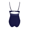 thumbnail image 4 of Kcolen Women One Piece Swim Dress Tummy Control Push Up Training Sport Swimming Suit Solid Color Bathing Suit Full Coverage Swimwear for Women, 4 of 5