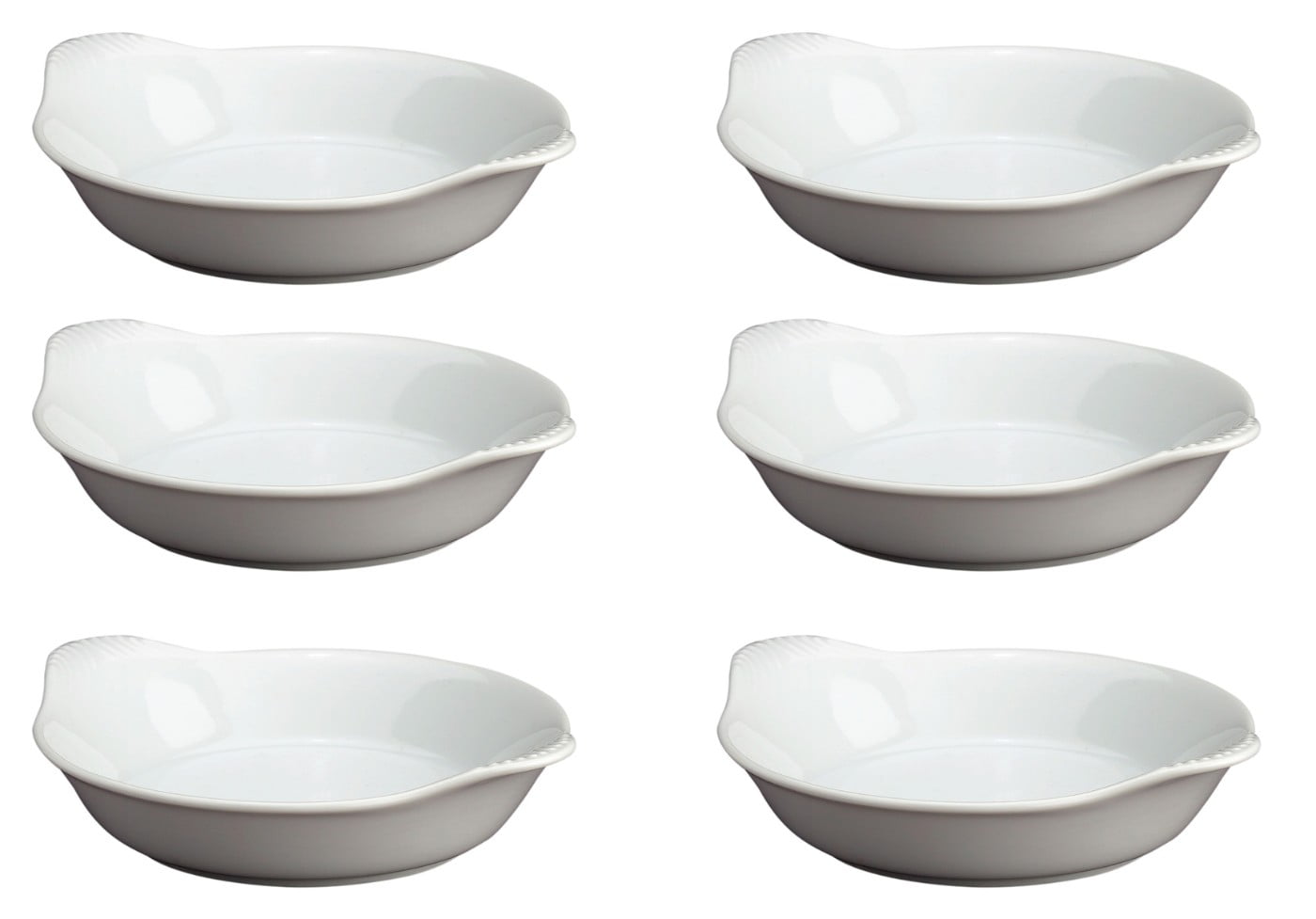 22 Ounce Capacity 12-1/2 Inch HIC Porcelain Oval Au Gratin Dish 