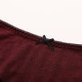 thumbnail image 3 of Attraco Women Briefs Mid Waist Bow-knot Solid Color Underwear Pack of 4, 3 of 7
