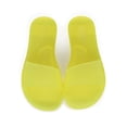 thumbnail image 4 of Women Jelly PVC Asymmetrical Band Open Toe Flat Slide Sandal 19609, 4 of 6