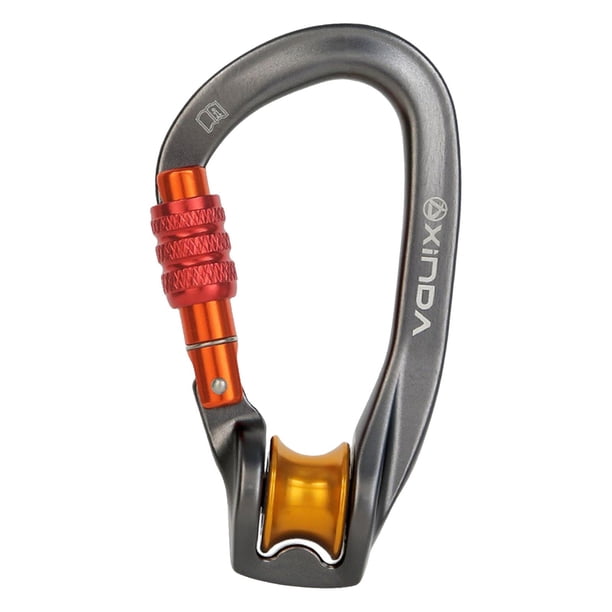 Mosquetón de polea de alta resistencia, equipo de escalada en roca, accesorios de escalada, equipo, gancho de polea, bloqueo de montañismo, anillo en hilo
