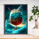 thumbnail image 1 of Cuadros Decorativos Pintura de diamante 5D DIY Taladro redondo completo Kit de taza de Navidad Decoración del hogar Arte Artesanía DQrwqpou embutido en tela, 1 of 7