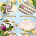 thumbnail image 4 of Colorful Eggs Easter Banner Cherry Blossom Spring Backdrop Rainbow Cute Bunny Egg Hunt Background for Easter Party Spring Celebration Kids Activity, 4 of 9