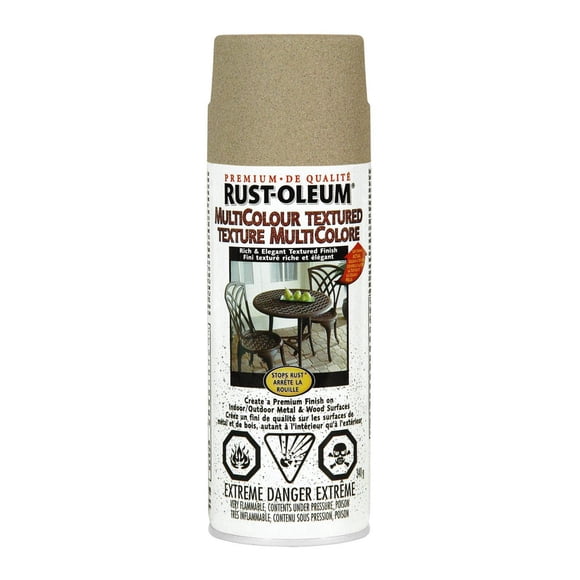 Rust-Oleum Stops Rust Rustoleum Multi-Colour Textured Finish Desert Bisque Spray Paint