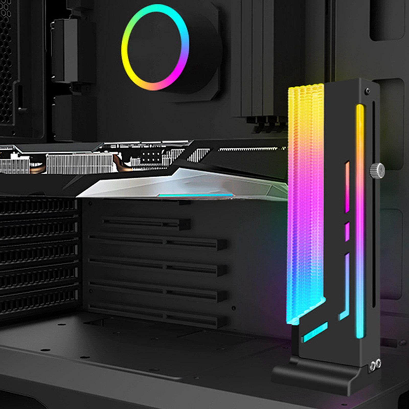 Gadpiparty Gpu Bracket Computer Stand Graphic Card Support Metal 並行輸入品 : Gadpiparty 2sets Graphic Card Cooling Bracket Metal