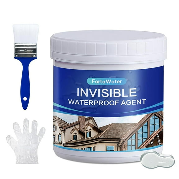 FortaWater Waterproof paints, Waterproof Agent 500g(18oz), Wall Bathroom Roof Waterproof Coating