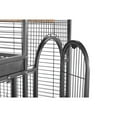 thumbnail image 4 of Prevue Pet Products Deluxe Parrot Play Top Birdcage, Black Hammertone, 4 of 12