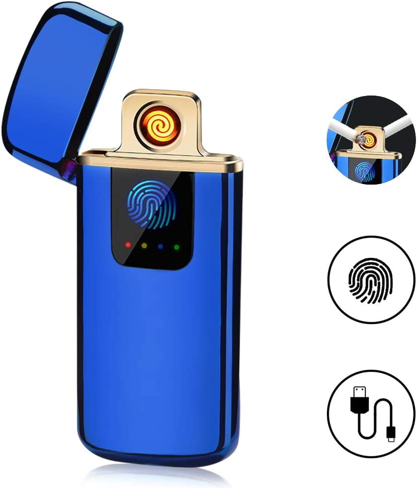 Usb Lighter, Electric Lighter Touch Screen Arc Lighter Usb Rechargeable