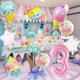 thumbnail image 5 of Set de globos PRELITER Pink Ice Cream para fiesta de tercer cumpleaños, 5 of 7