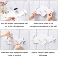 thumbnail image 4 of ZheElen Cloud Shaped Self Adhesive Hooks Easy To Clean And Install Suitable For All Settings Durable PP, 4 of 6