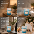 thumbnail image 2 of Handmade Soy Wax Scented Candles, Smokeless Long Lasting Aroma Candles for Home, Relaxation, Yoga, Bath, Gifts, 10 Hours Burn Time, English Pear Freesia, 2 of 4