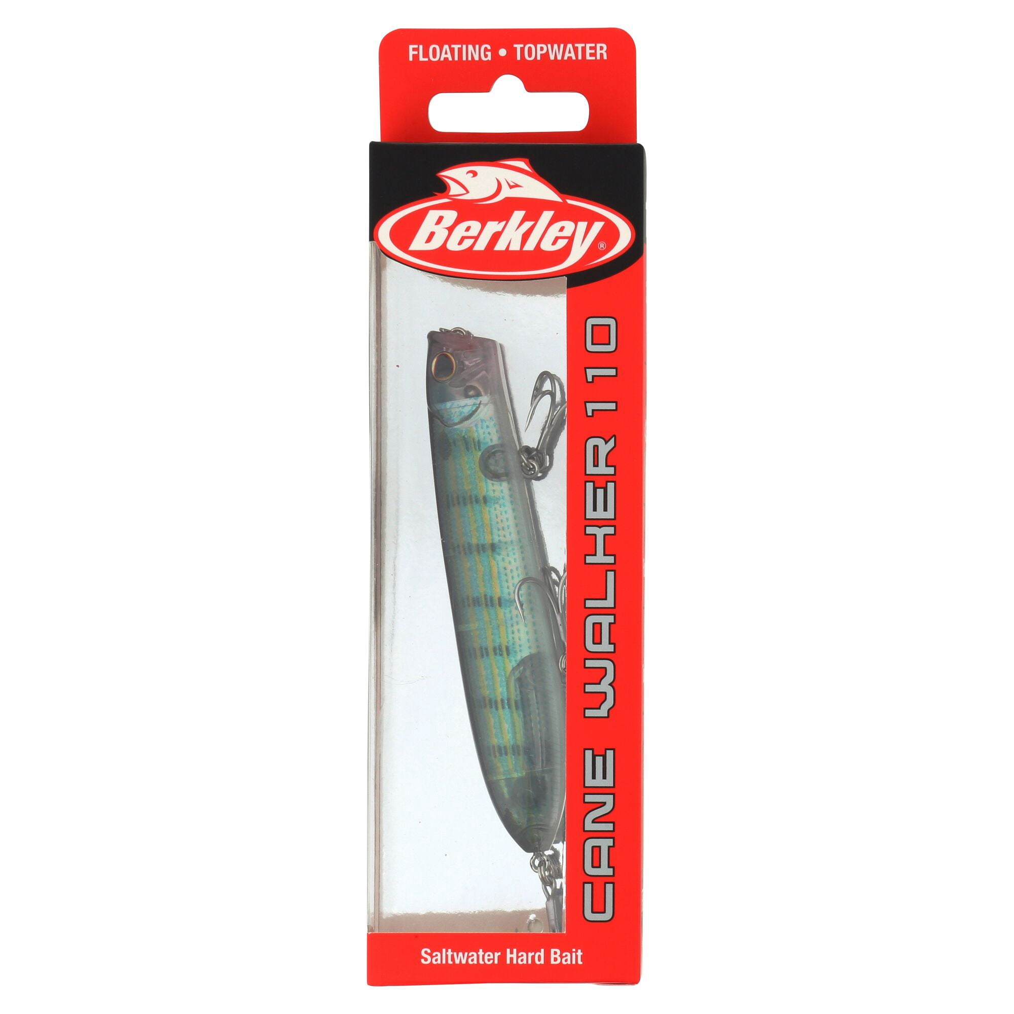 Berkley Cane Walker Saltwater, 4.3 in, Topwater Baits, Pinfish (1 Count)