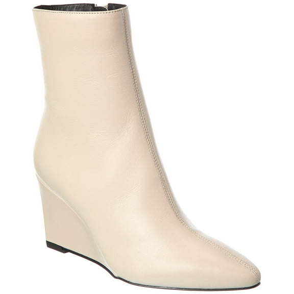 Aquatalia Pauletta Waterproof Leather Bootie, 7, White