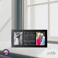 thumbnail image 3 of LifeSong Milestones 50th Wedding Anniversary Tabletop Picture Frame Gift Holds 2 4x6 Photos, 3 of 13