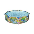 thumbnail image 1 of Bestway Steel Pro 9' x 26" Above Ground Round Outdoor Swimming Pool, Panda Print, 1 of 6