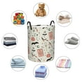 thumbnail image 4 of ZICANCN Laundry Basket Organizer, Pastel Scary Halloween Celebration Collapsible Hamper for Bathroom Bedroom Laundry Room, Small Size, 4 of 7