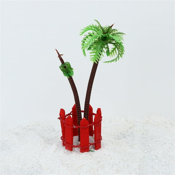 Giyblacko Desktop OrnamentWood Fence P Alisade Miniature Garden Home Decoration Mini DIY Craft Micro
