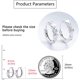 thumbnail image 2 of Double Love Heart Cubic Zirconia Sleeper Pendientes de aro pequeños para mujeres Adolescentes Niñas Cartílago Tiny Cute CZ Huggie Hoops Hipoalergénico para orejas sensibles WD.WDQZL Hogar, 2 of 6