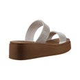 thumbnail image 3 of Sandalia Mujer Vosse Plataforma Casual plateado 23, 3 of 6