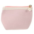 thumbnail image 1 of Bolsa de maquillaje portátil para viaje, pequeña bolsa de maquillaje para mujer, con cremallera, para lápiz labial y llaves, neceser para bolso, color rosa, 1 of 8