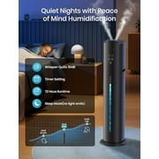 9L/2.38Gal Smart Humidifiers For Large Room,30dB Quiet Whole House Humidifier,Cover Up To 600ft App/Remote Control,Humidifier For Bedroom,Humidifiers With Essential Oil Diffuser,1