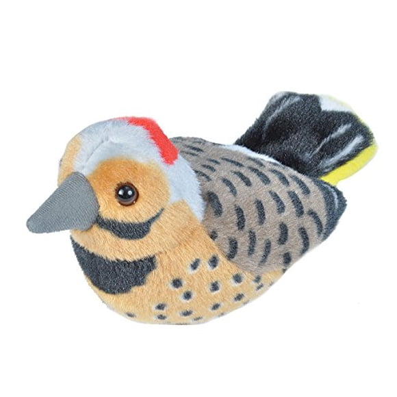 Wild Republic Audubon Northern FlickerPlush with Authentic Bird Sound, Stuffed Animal Toys for Kids and Birders