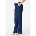 thumbnail image 2 of Roaman's Women's Plus Size High-Rise Bootcut Denim Trouser, 2 of 3