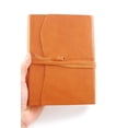 thumbnail image 3 of (Saddle) - Cavallini Roma Lussa Leather Journal, 13cm x 18cm , Hand Made in Italy, 3 of 3