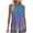 Light Blue1, variant on Jalioing Tank Tops for Women Crew Neck Sleeveless Flowy Casual Shirts Gradient Print Summer Fashion T Shirts