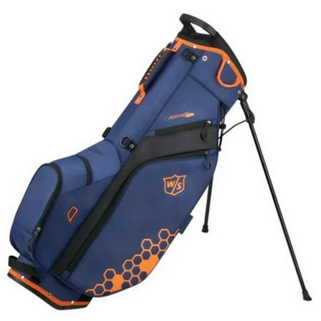 Wilson Staff Feather Carry Golf Bag  Blue/Orange