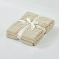thumbnail image 5 of Home Soft Things Plush Faux Fur Throw & 2 Pillow Covers Set - Oatmeal - 60"x80"/18"x18" Jumbo, 5 of 9