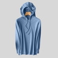 thumbnail image 6 of Xcmzpl Womens Knit Hoodies Basic Solid Color Hooded Sweatshirt Fashion Sweater Tops Cotton Long Sleeve Shirts Early Fall Fashion, 6 of 9
