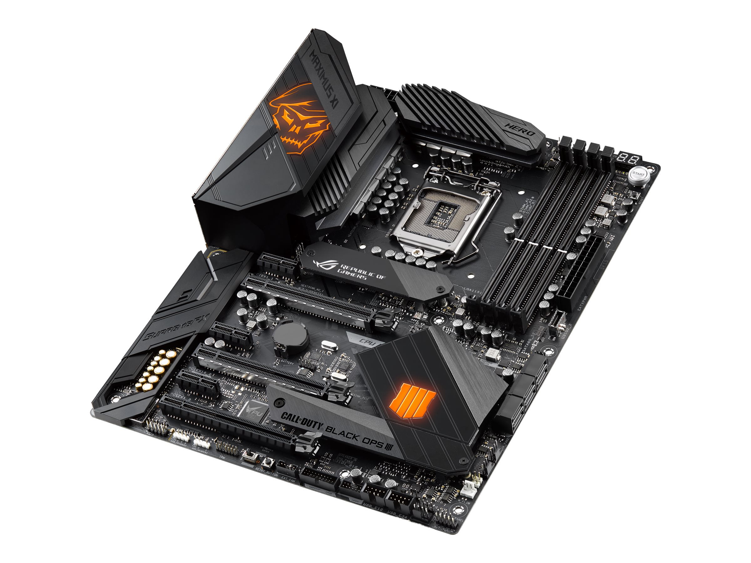 Asus Rog Maximus Xi Hero Wi Fi Call Of Duty Black Ops 4 Edition Motherboard Atx Lga1151 Socket Z390 Usb 3 1 Gen 1 Usb C Gen2 Usb 3 1