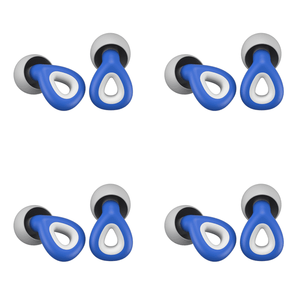 Tapones para Los Oídos Silicona Con Cancelación Ruido Del Sueño Un Par La Escuela () Azul
