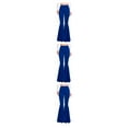 thumbnail image 4 of Wweixi Pantalon Évasé Extensible pour Femmes Application Grand Léger Confortable Bleu Marine TTG 3Ensemble, 4 of 6