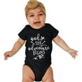 thumbnail image 3 of Girls Outfits Cute Pattern Print Short Sleeve Bodysuit Girl Clothes for Baby 12-18 Months, 3 of 4