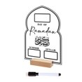 thumbnail image 1 of Acrylic Ramadan Countdown Calendar Board With Wooden Base Table Ornament Gifts, 1 of 12
