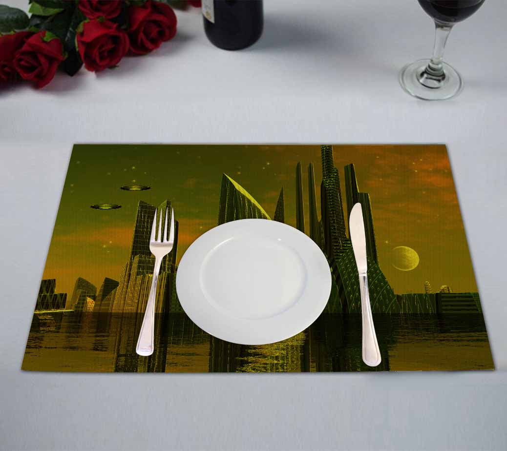 Et Alien Personalised Dinner Table Placemat 