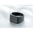 thumbnail image 5 of QQTDFG Men Women Black Stainless Steel Signet Ring Band Wedding Jewelry Size 8-12-Black-11, 5 of 8