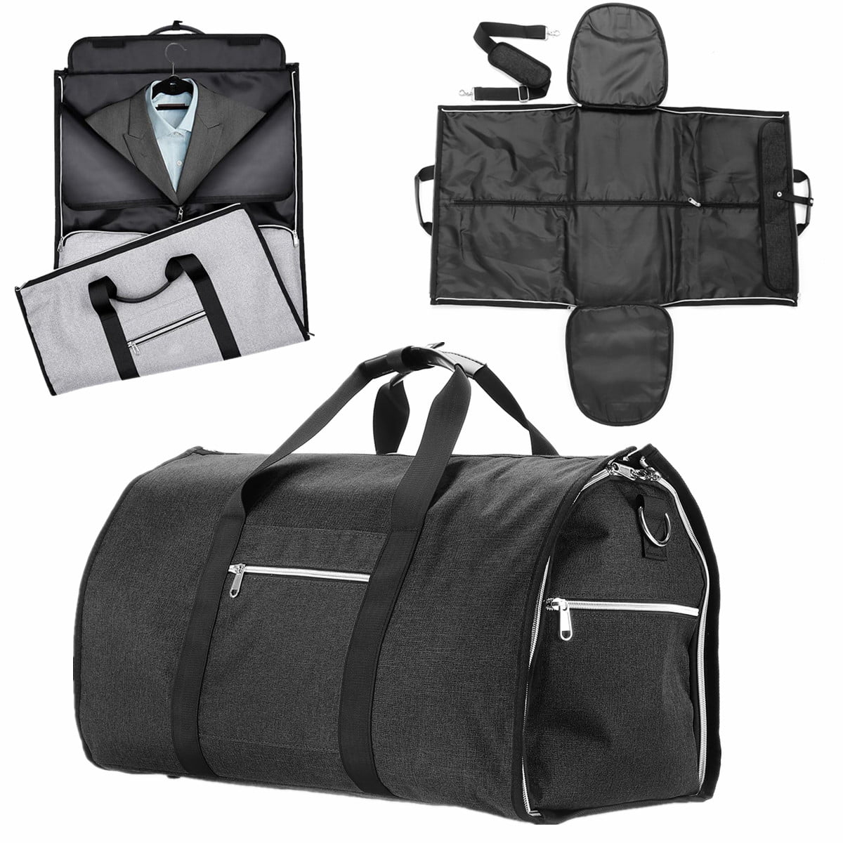 Business Travel Luggage Bag Suit Pocket Dress Garment Bags Carrier Suiter Flight Case Shoes ...