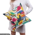 thumbnail image 4 of Ambesonne Birds Fabric by the Yard Upholstery, Toucan and Flamingos, 3 Yards, Multicolor, 4 of 4