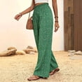 thumbnail image 6 of Jerdar Womens Wide Leg Pants Palazzo Casual Flowy Elastic Waist Pant Dressy Long Lounge with Pockets Summer Spring Outfits XXL, 6 of 6