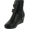 thumbnail image 3 of Link Peggy-90K Children Girl's Wedge Heel Double Straps High Top Ankle Booties, 3 of 7