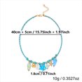 thumbnail image 2 of NICKSUN Dopamine Contrast Color Braided Rope Necklace, Gradient Glazed Fish Starfish Seashell Multi-Charm Choker, Bohemian Beach Vacation Statement Neck Jewelry, 2 of 6