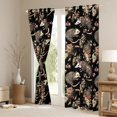 thumbnail image 3 of jejeloiu Cute Opossum Blackout Curtains Set of 2 (52x84 Each),Kawaii Rustic Floral Window Curtains,Gray Black Curtains and Drapes For Girls Boys,Luxury Bedroom Decor, 3 of 6