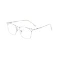 thumbnail image 1 of wonima44 Men's anti-blue light glasses anti-fatigue computer monitor gaming glasses metal frame (Clear), 1 of 1