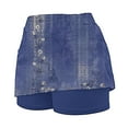 thumbnail image 5 of Lcziwo Skirts for Women Tennis Running Yoga Workout Skorts Lightweight Casual Dressy Summer 2025 Skirts Mid Waist Tummy Control Skorts with Liner Dark Blue,M, 5 of 7