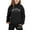 W1-Black, variant on GBSYEWXS Casual Outfits Sets For Teen Girls Letter Print Daily Wear Sweatshirt Pant Athleisure Long Sleeve Black Clothing Sets Size 5-6 Years
